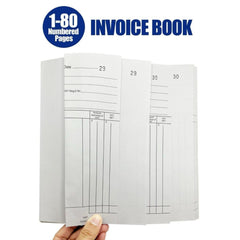 12 x A5 Invoice Duplicate Book With Carbon Sheet Full Size 1-80 Pages UK Seller