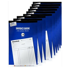 12 x A5 Invoice Duplicate Book With Carbon Sheet Full Size 1-80 Pages UK Seller