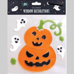 Halloween Character Gel Clings Window Stickers - Assorted Spooky Decorations