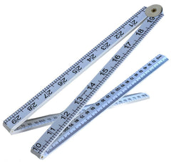 1 Metre Long Easy To Read Plastic Metric Imperial Folding Ruler-Essential DIY Rule Tool/Yard Stick For Carpenters