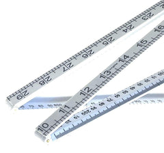 1 Metre Long Easy To Read Plastic Metric Imperial Folding Ruler-Essential DIY Rule Tool/Yard Stick For Carpenters