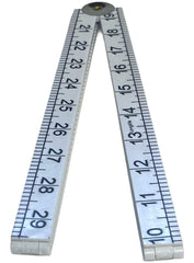 1 Metre Long Easy To Read Plastic Metric Imperial Folding Ruler-Essential DIY Rule Tool/Yard Stick For Carpenters