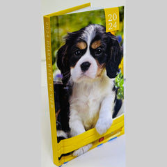 2024 Week to View/WTV Luxury Personalised Cute Pet/Kitten/Puppy Print Diary