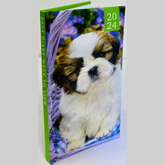 2024 Week to View/WTV Luxury Personalised Cute Pet/Kitten/Puppy Print Diary