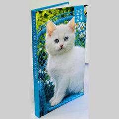 2024 Week to View/WTV Luxury Personalised Cute Pet/Kitten/Puppy Print Diary