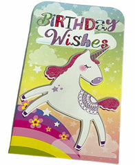 4 x Birthday Money Wallet + Envelope Cash Voucher Cute Card Gift For You Present