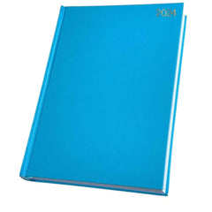 2024 A5 Week To View/WTV Luxury Executive Diary With Hardback Padded Cover