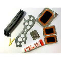 10pc Bicycle/Bike/Cycle Puncture Repair Portable Tool Kit Including Inner Tube Patch And Glue