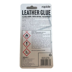 Permanent Shoe Repair Water-Resistant Clear Adhesive - Leather & Rubber Glue (30ml) for Trainers and Boots