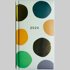 2024 A5 Week To View/WTV Personal Executive Colourful Cute Print Foil Effect Diary