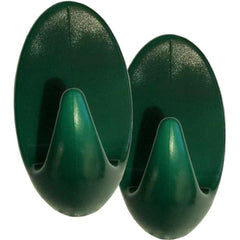 2 x Extra Strong Removable Strip Green Xmas Wreath Door Hanging Hook Mount Holds